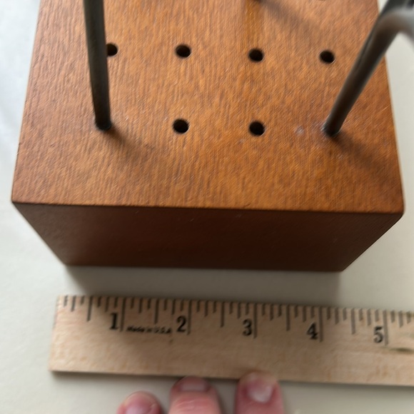 Wood and metal jewelry organizer - Picture 7 of 8